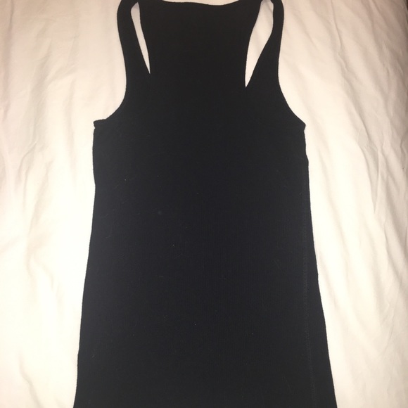 Aerie black ribbed, super soft black tank top. - Picture 7 of 7